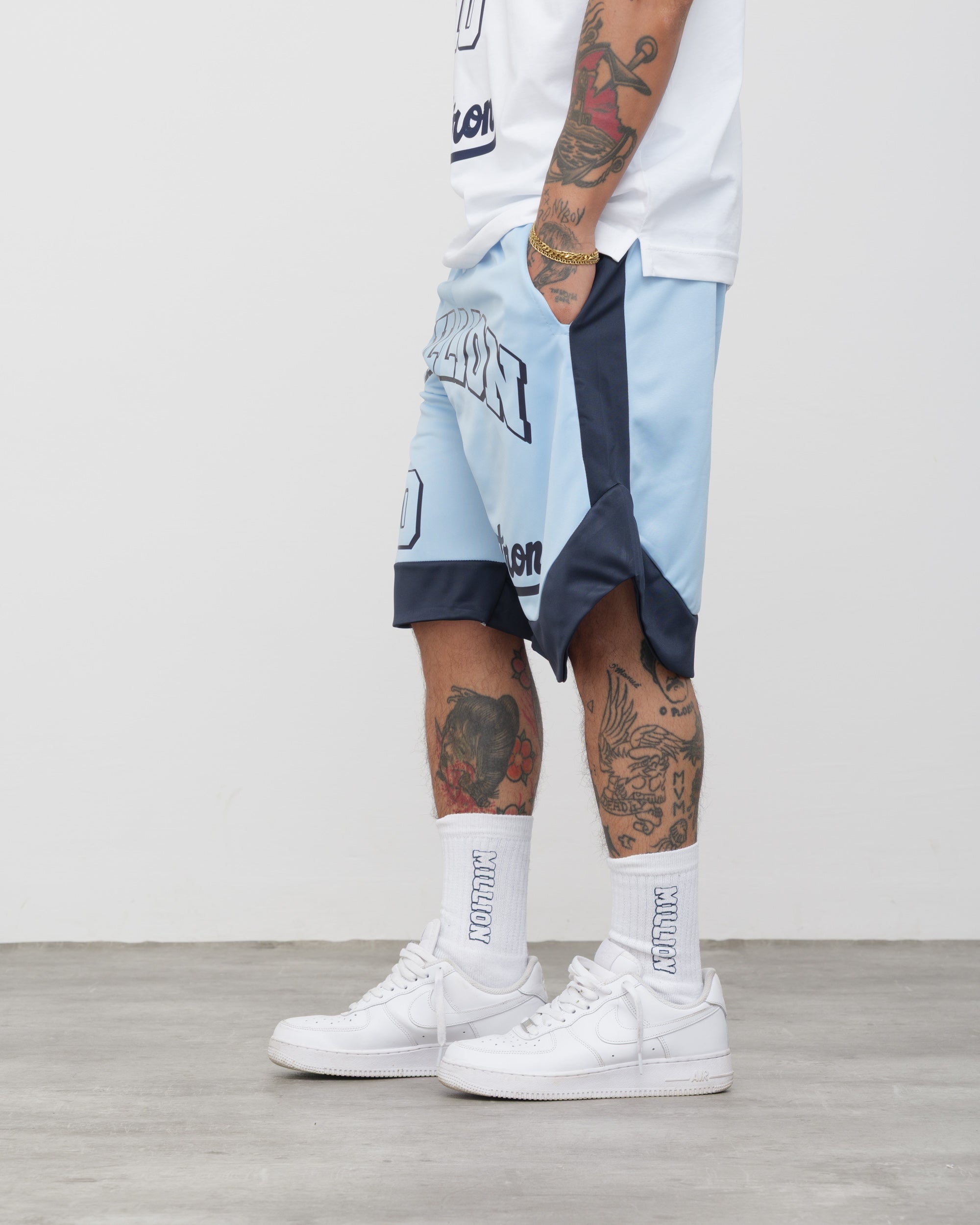 Rione Light Blue Shorts
