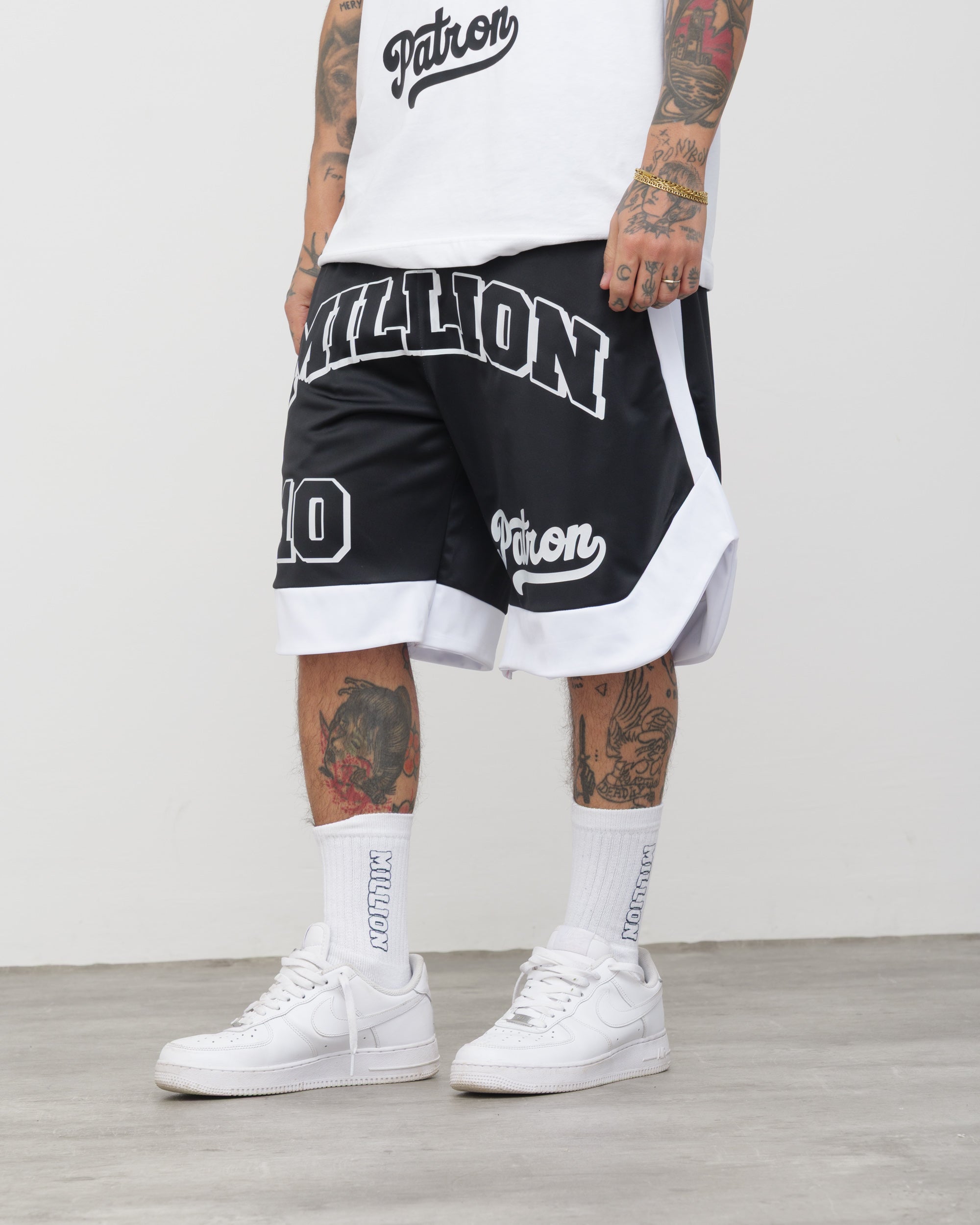 Rione Black Shorts