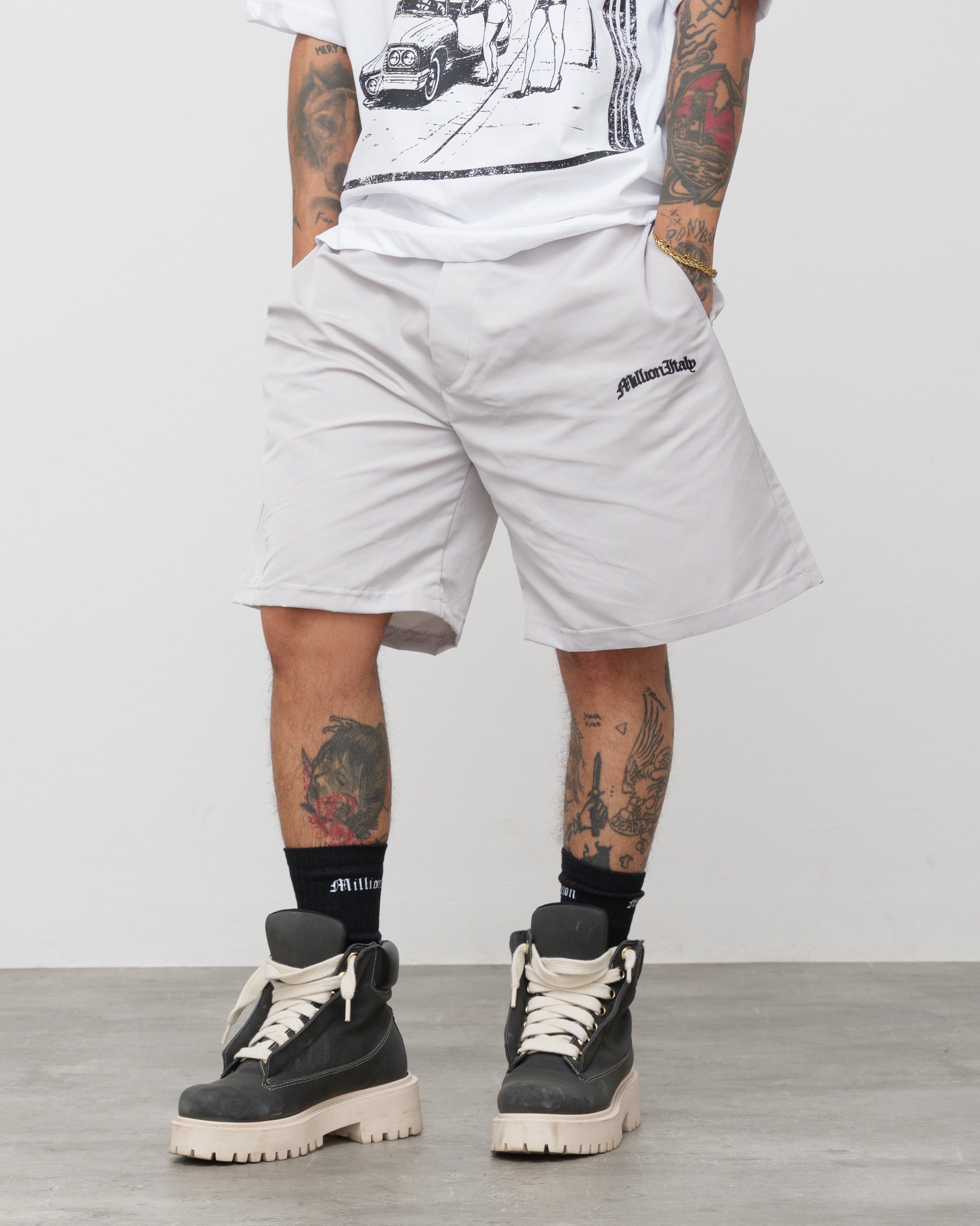Tech Shorts Inox - Black Logo