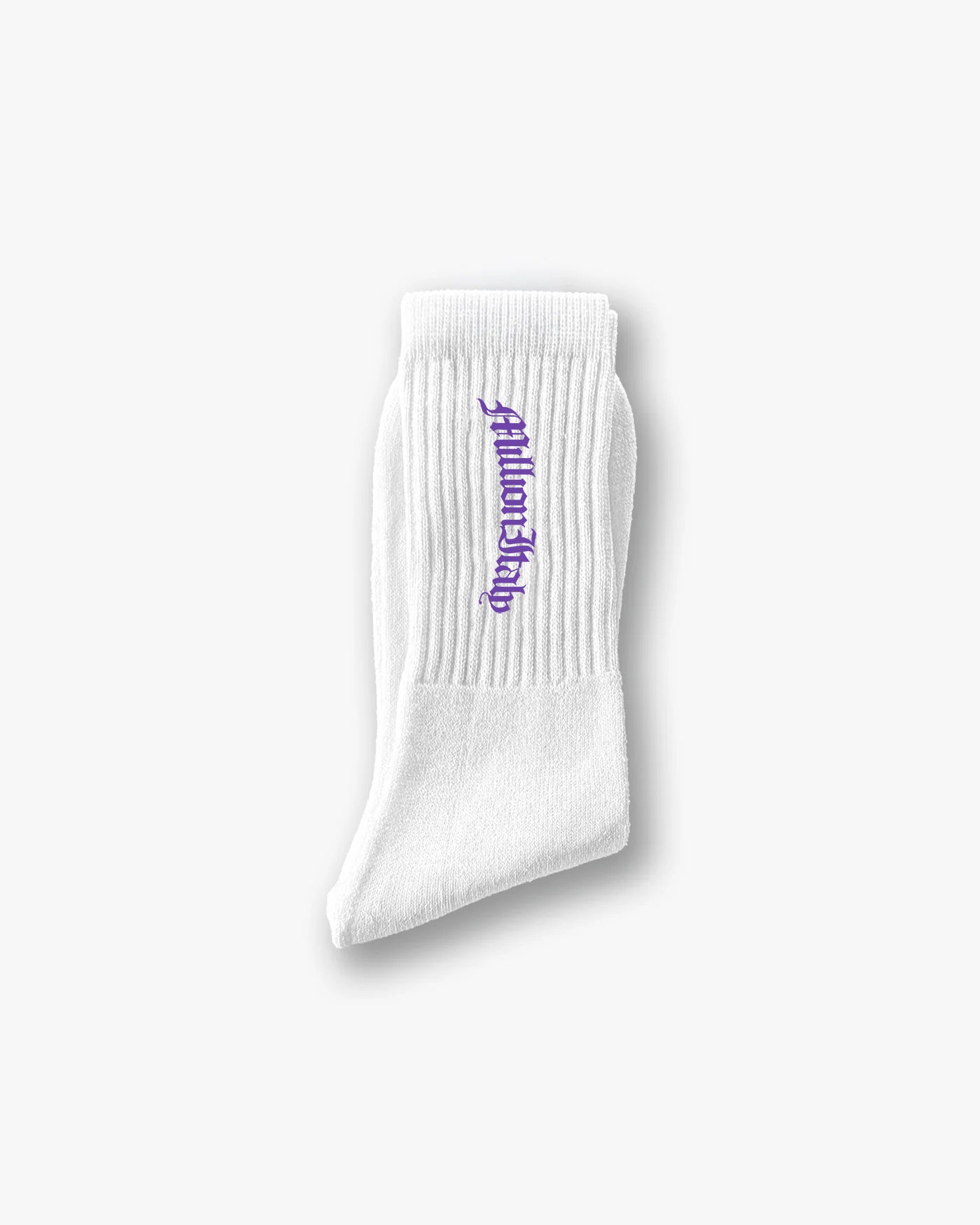 White Sigillvm Purple Socks