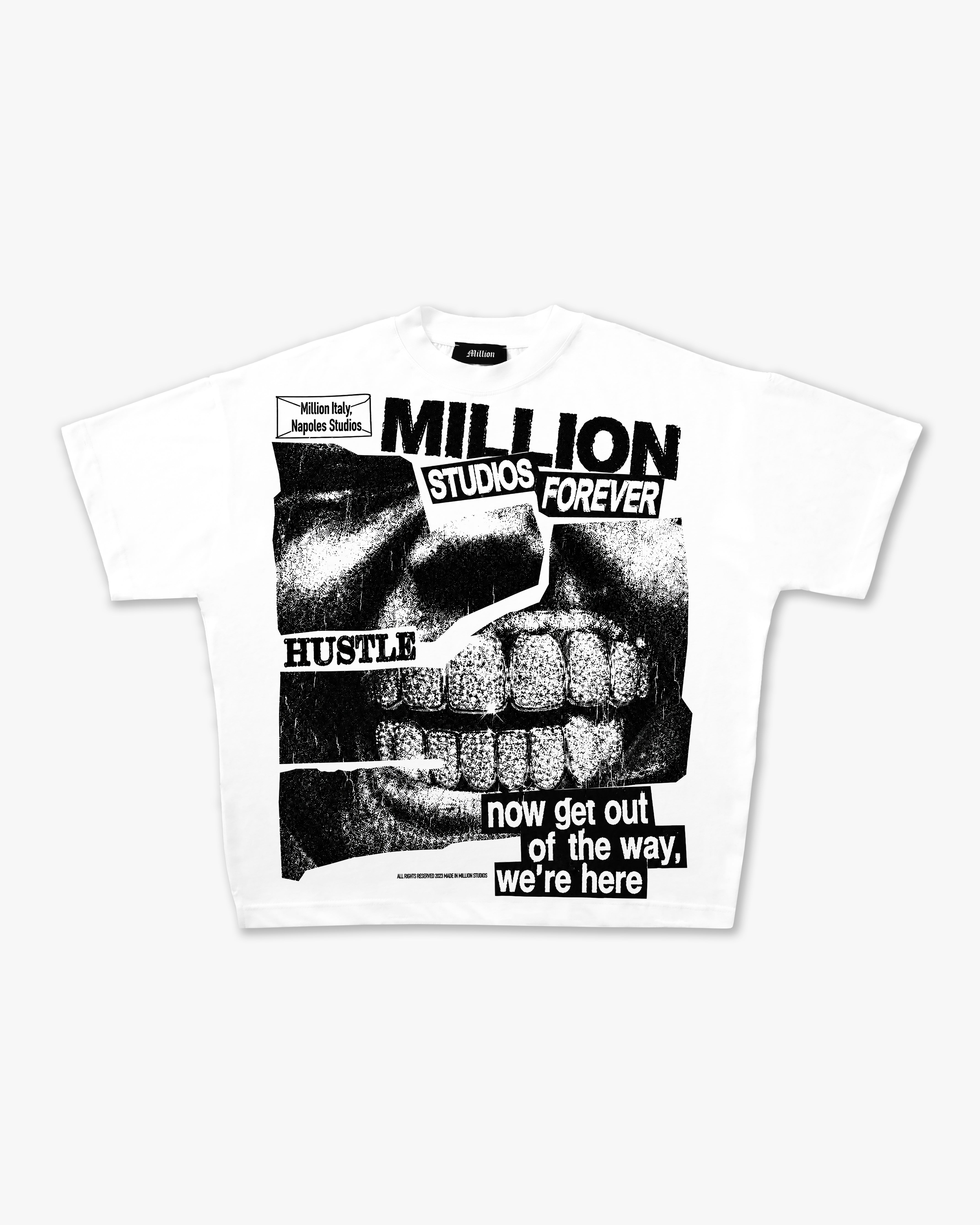 Hustle White T-Shirt