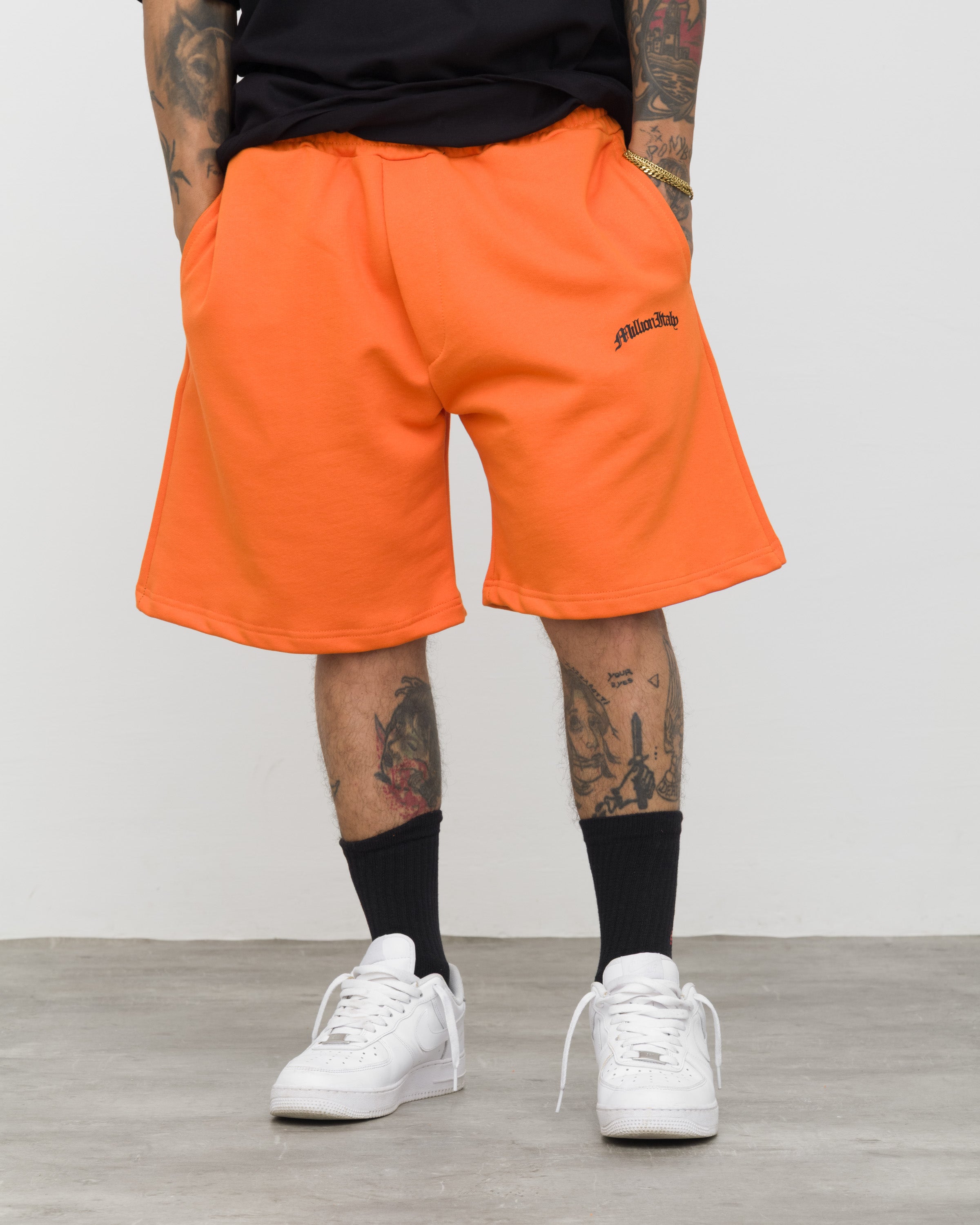 Orange SIGILLVM Shorts