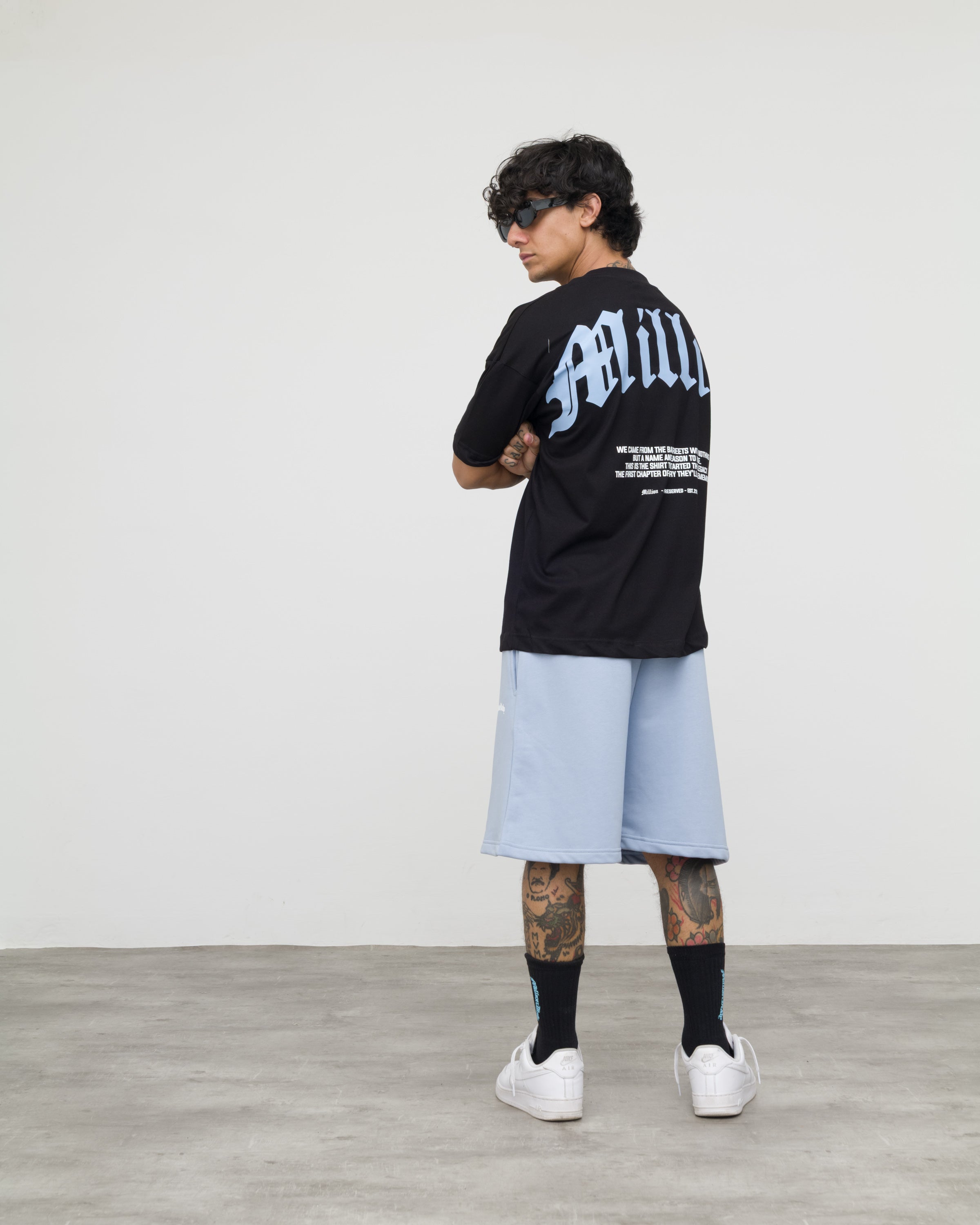 Black Origin Light Blue T-Shirt