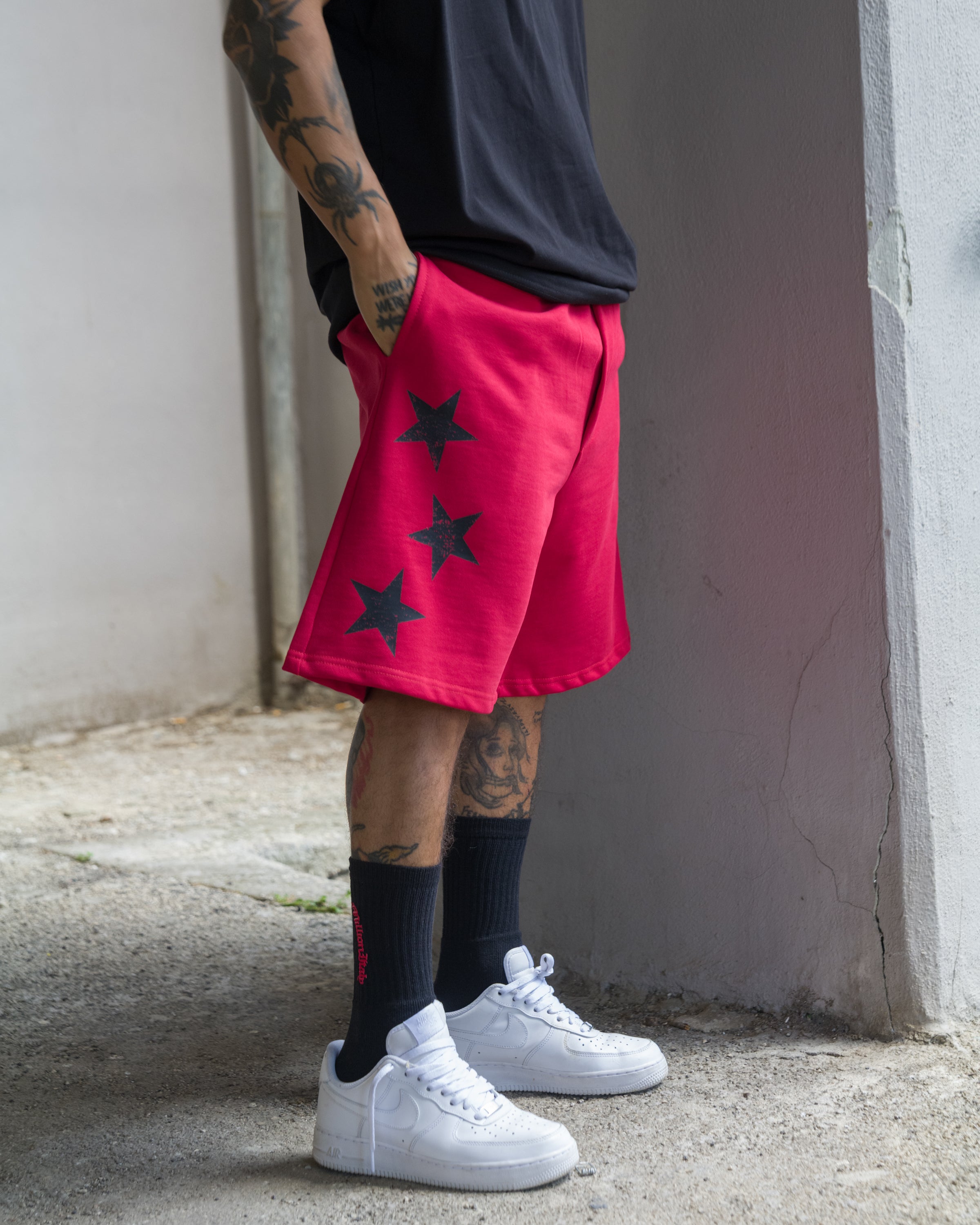 Red Champagne Million Shorts