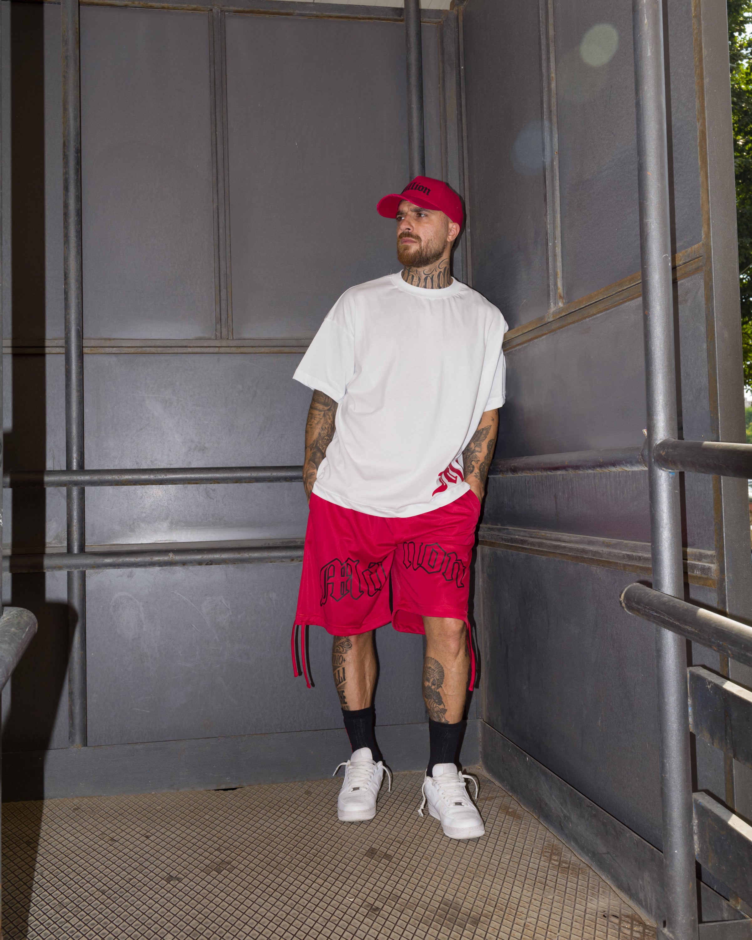 Gothic Shorts Red
