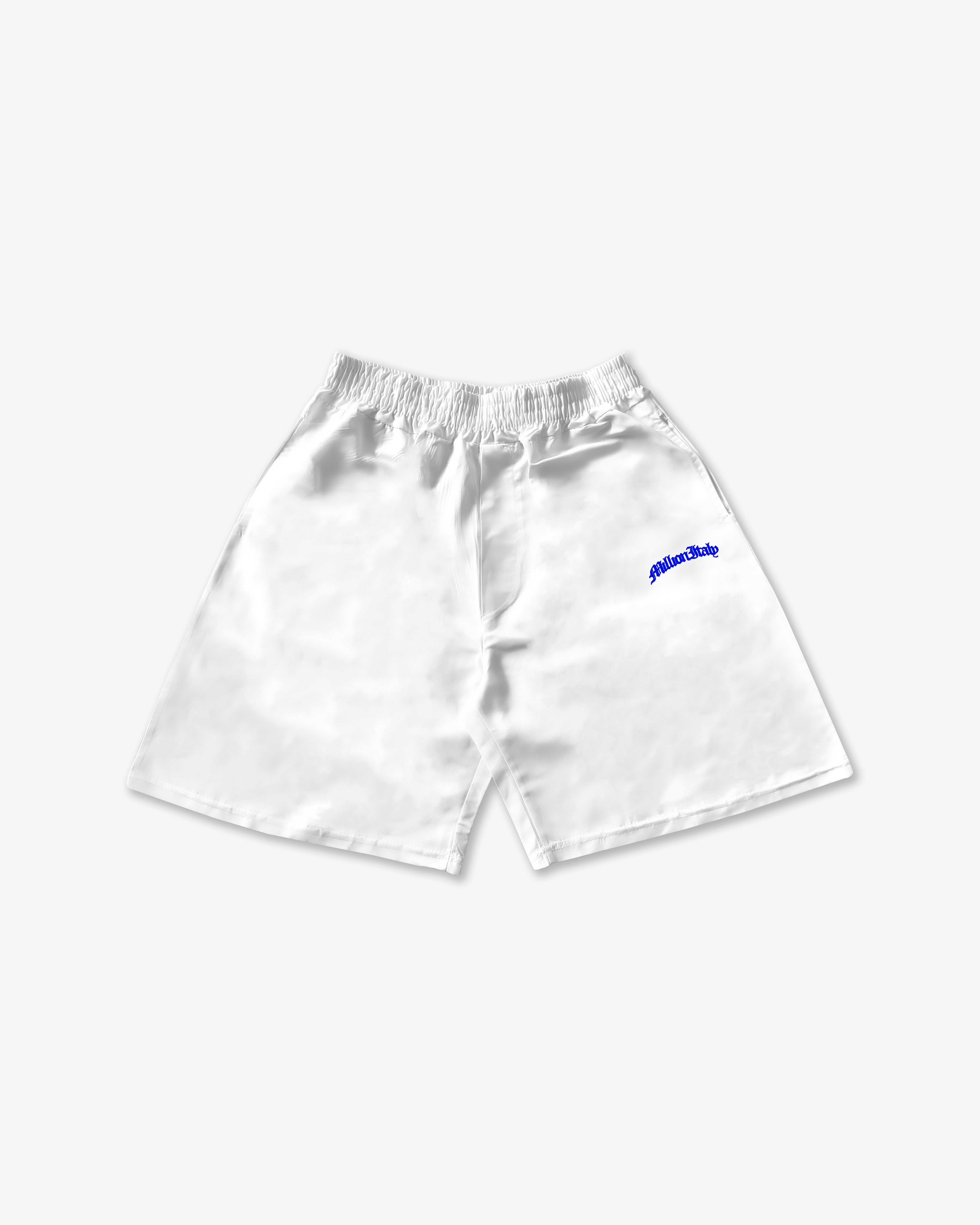Tech Shorts Black - Blue Logo