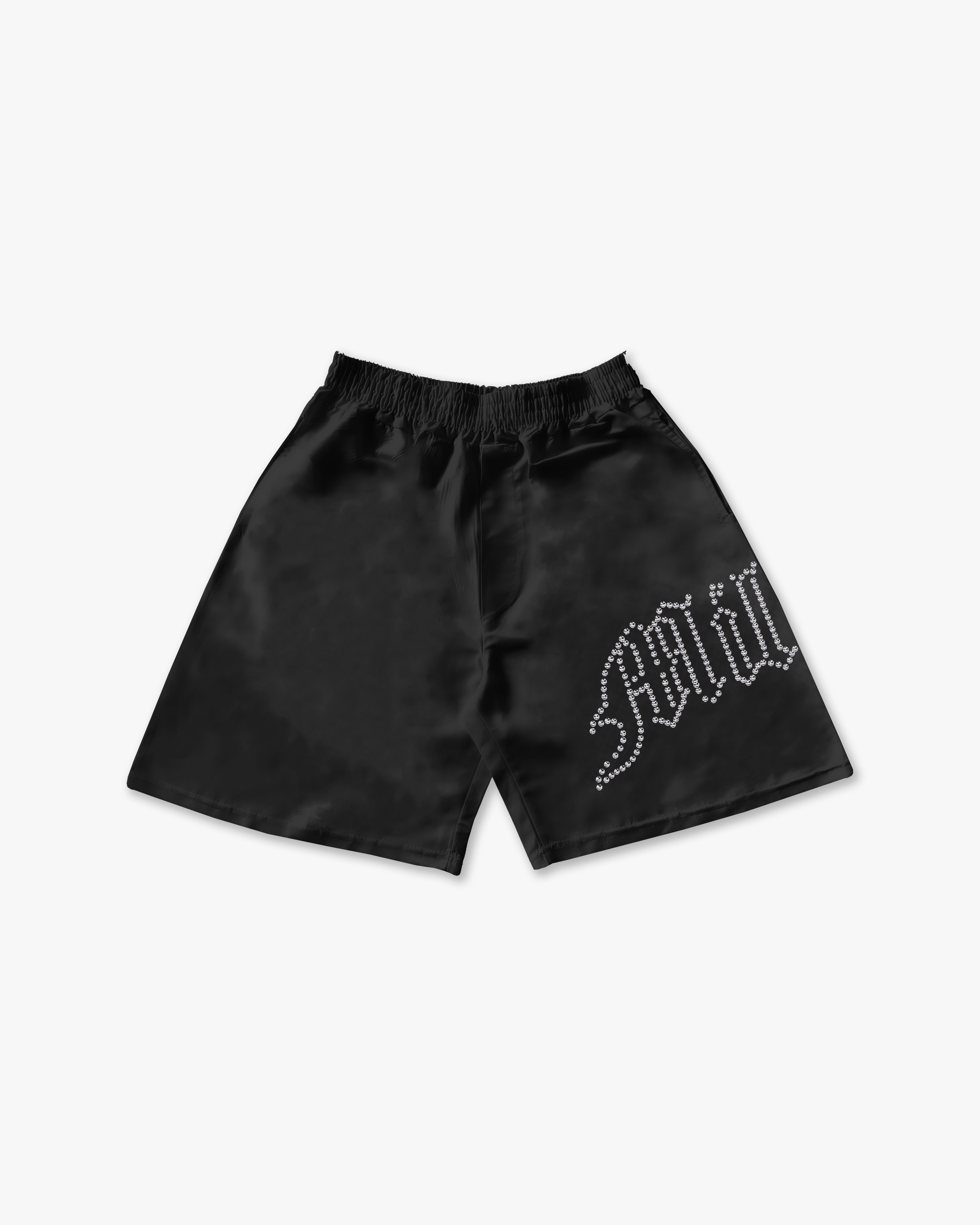 Tech Shorts Black - White Diamond