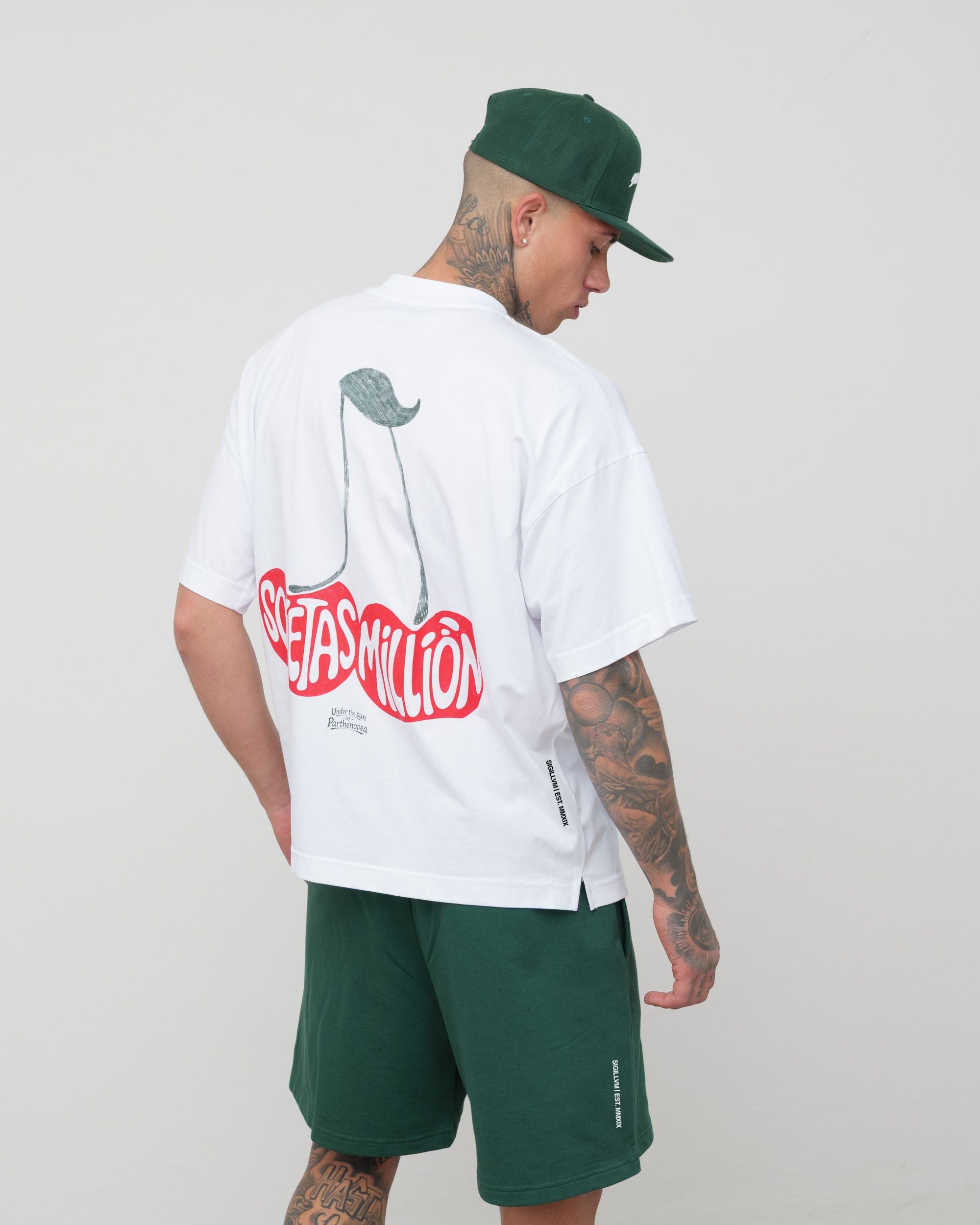 Green SIGILLVM Shorts
