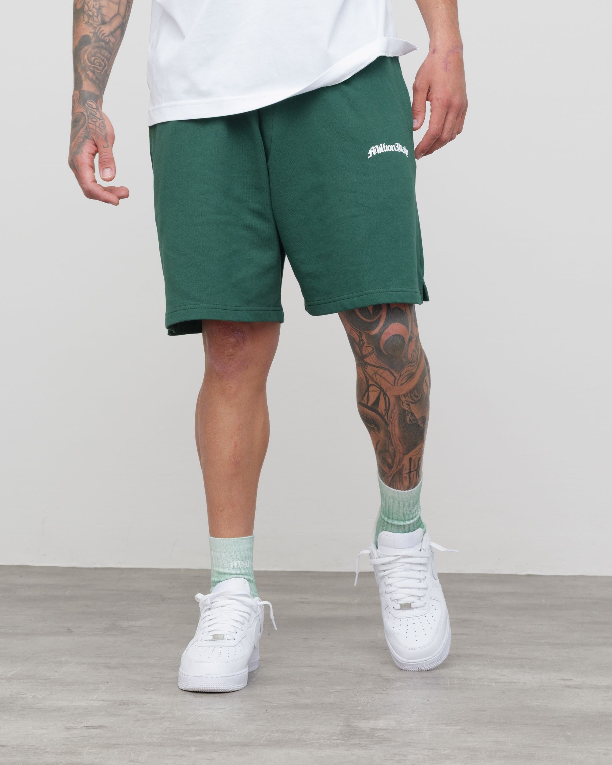 Green SIGILLVM Shorts