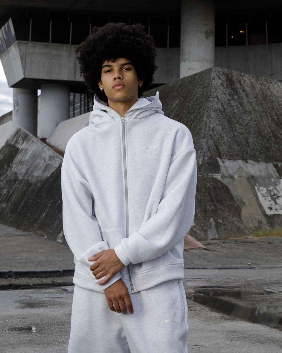 Gray Track Balaclava