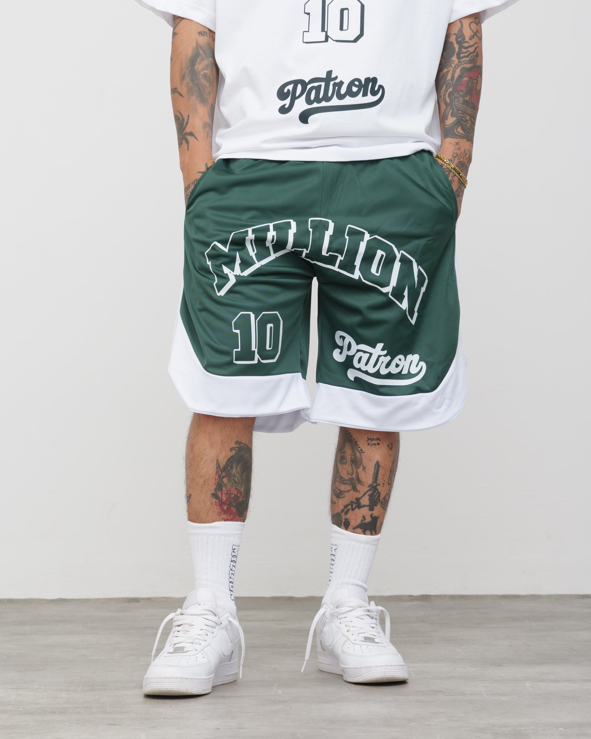 Rione Bottle Green Shorts