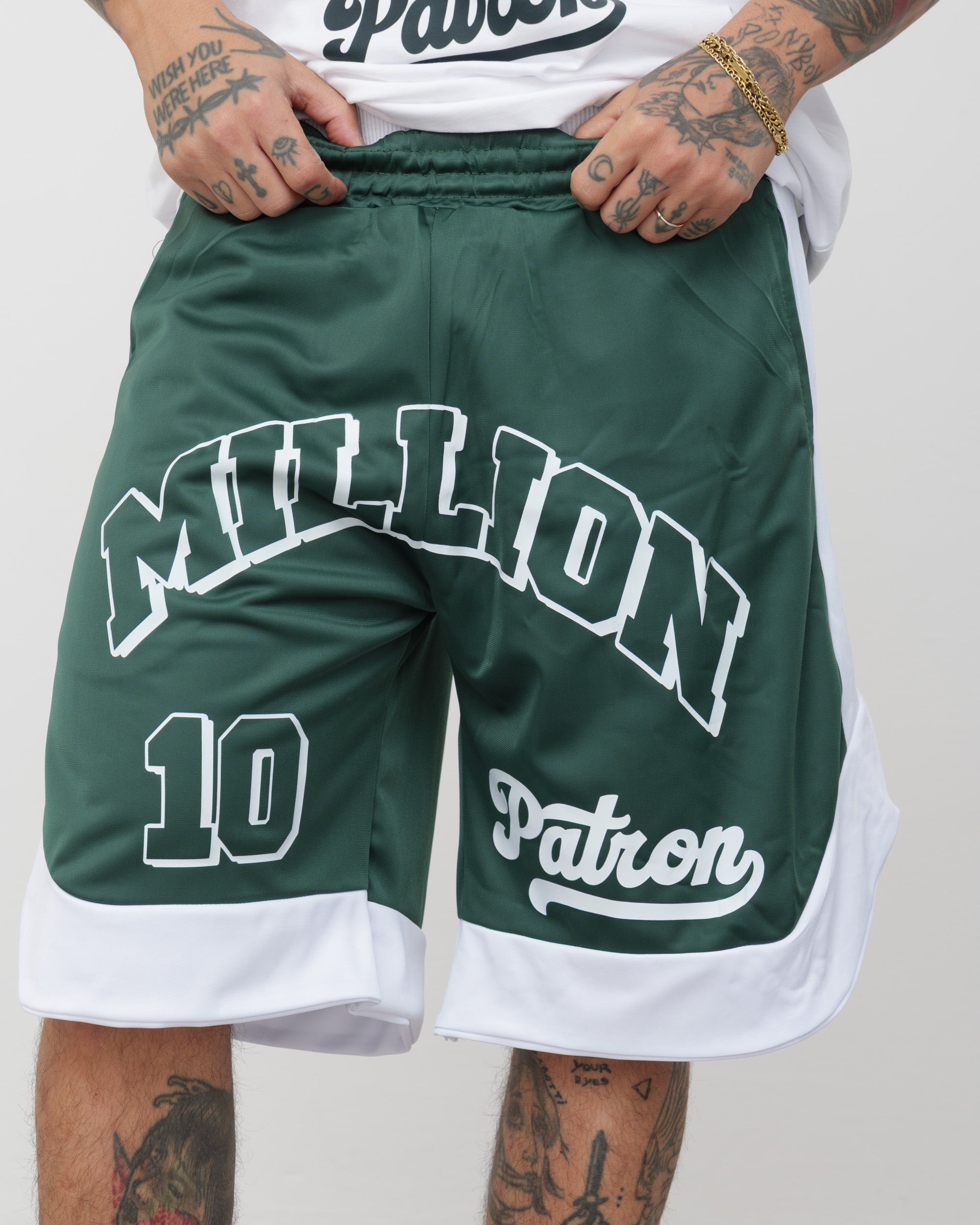 Rione Bottle Green Shorts