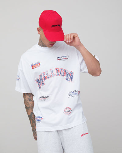 White Racing T-Shirt