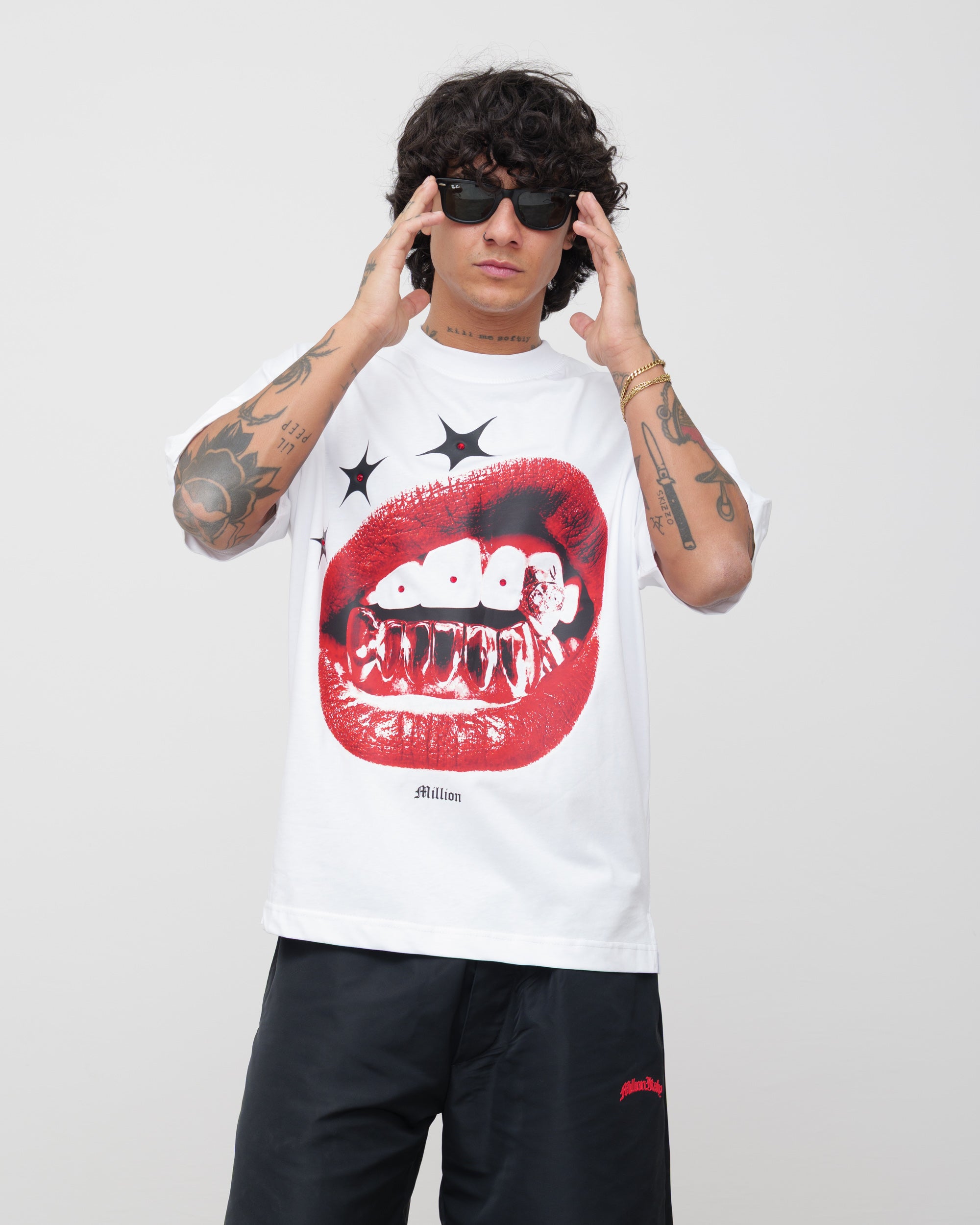 Lips White T-Shirt