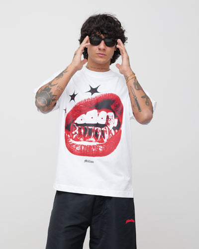 Lips White T-Shirt