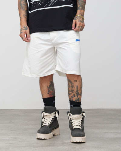 Tech Shorts Black - Blue Logo