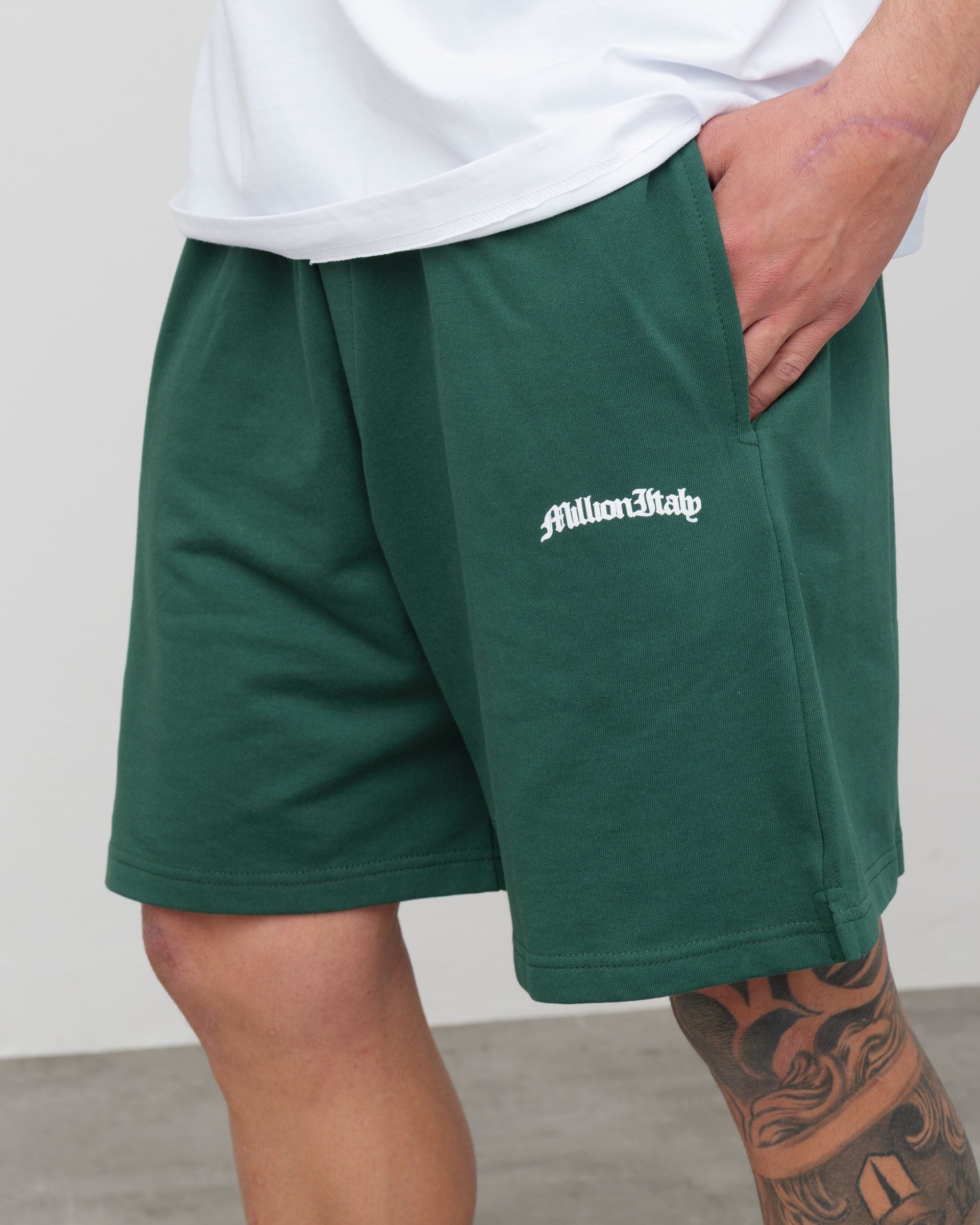 Green SIGILLVM Shorts
