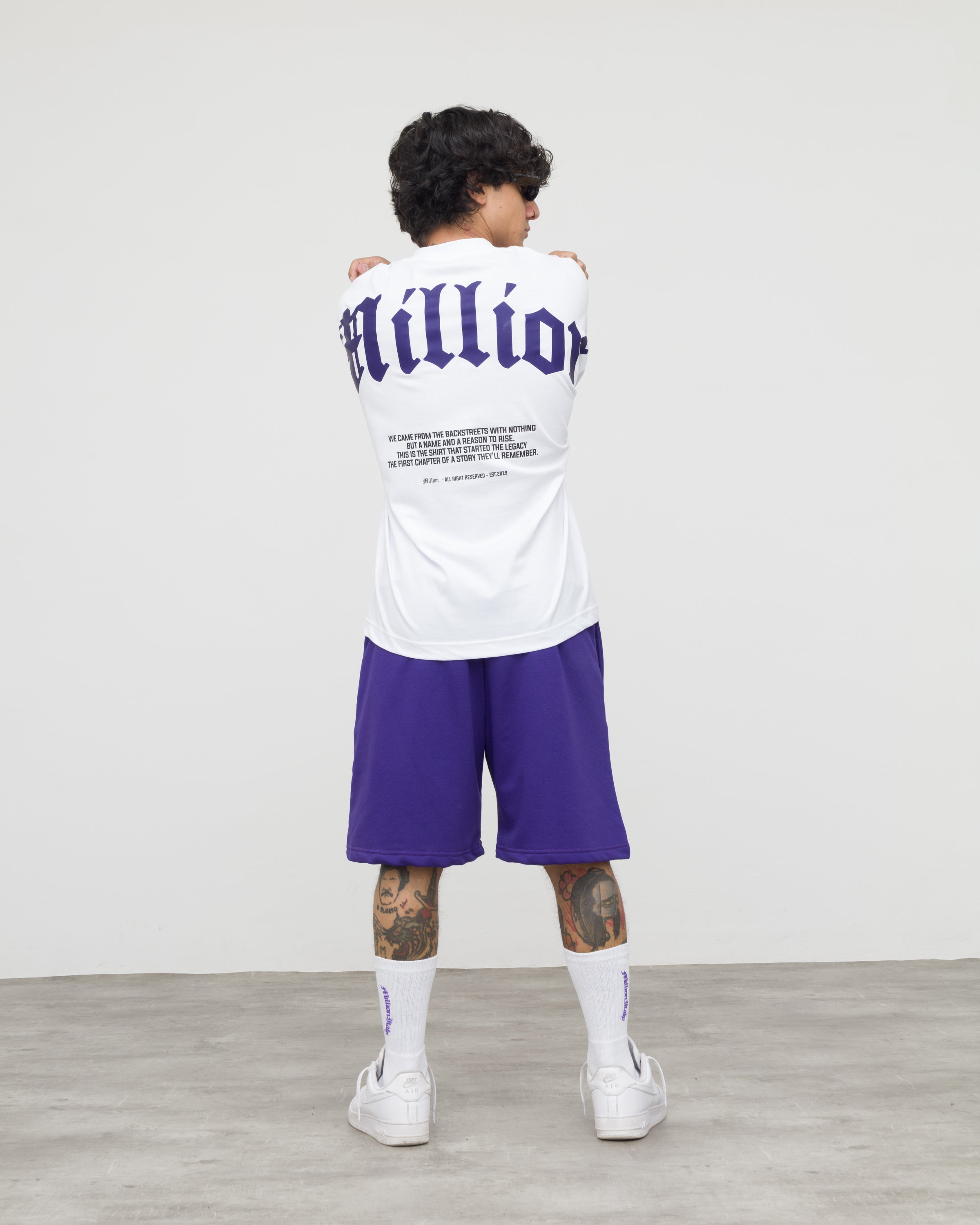 Purple SIGILLVM Shorts