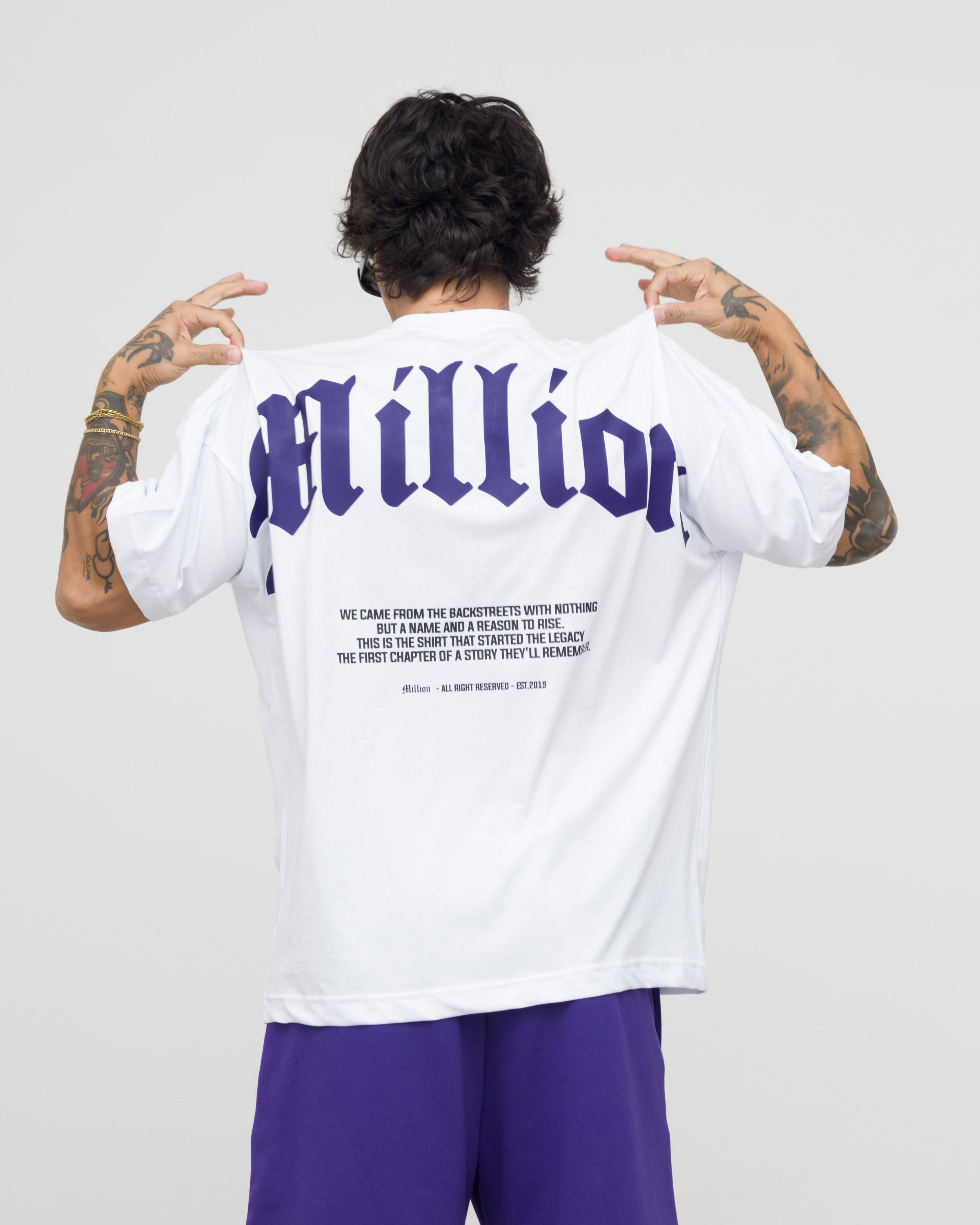 White Origin Purple T-Shirt