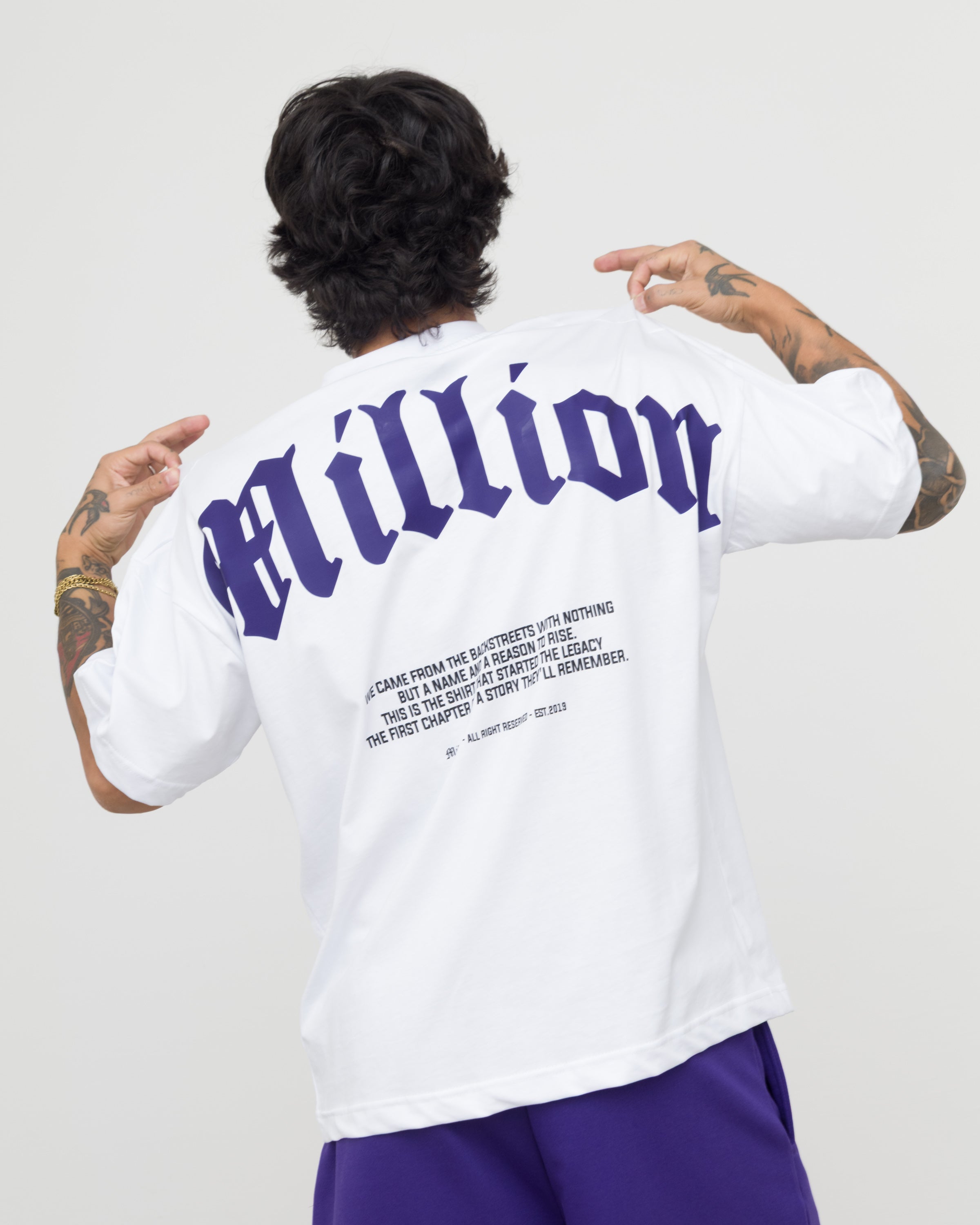 White Origin Purple T-Shirt