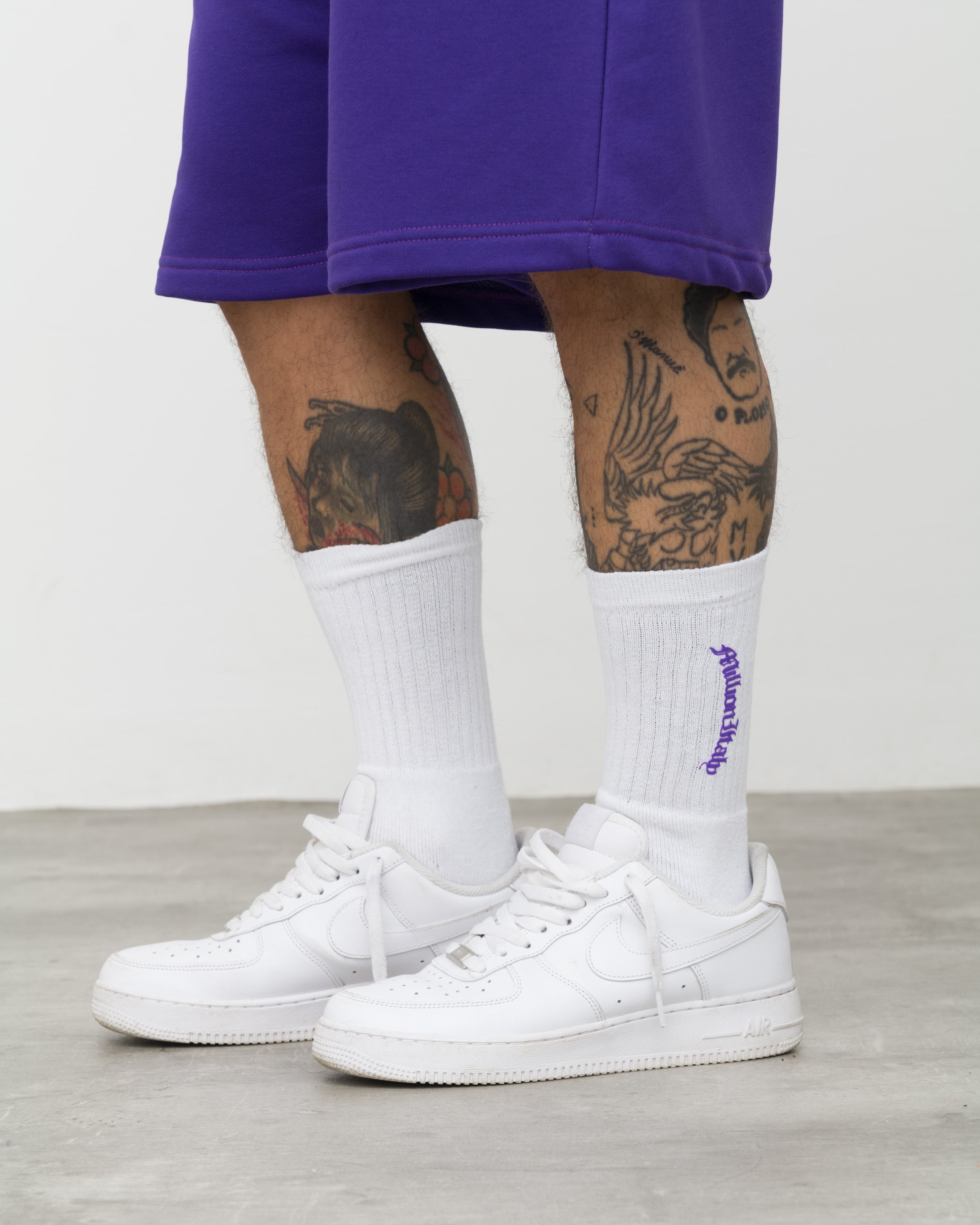 Purple SIGILLVM Shorts