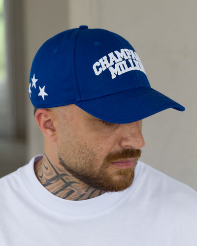 Champagne Million Blue Hat
