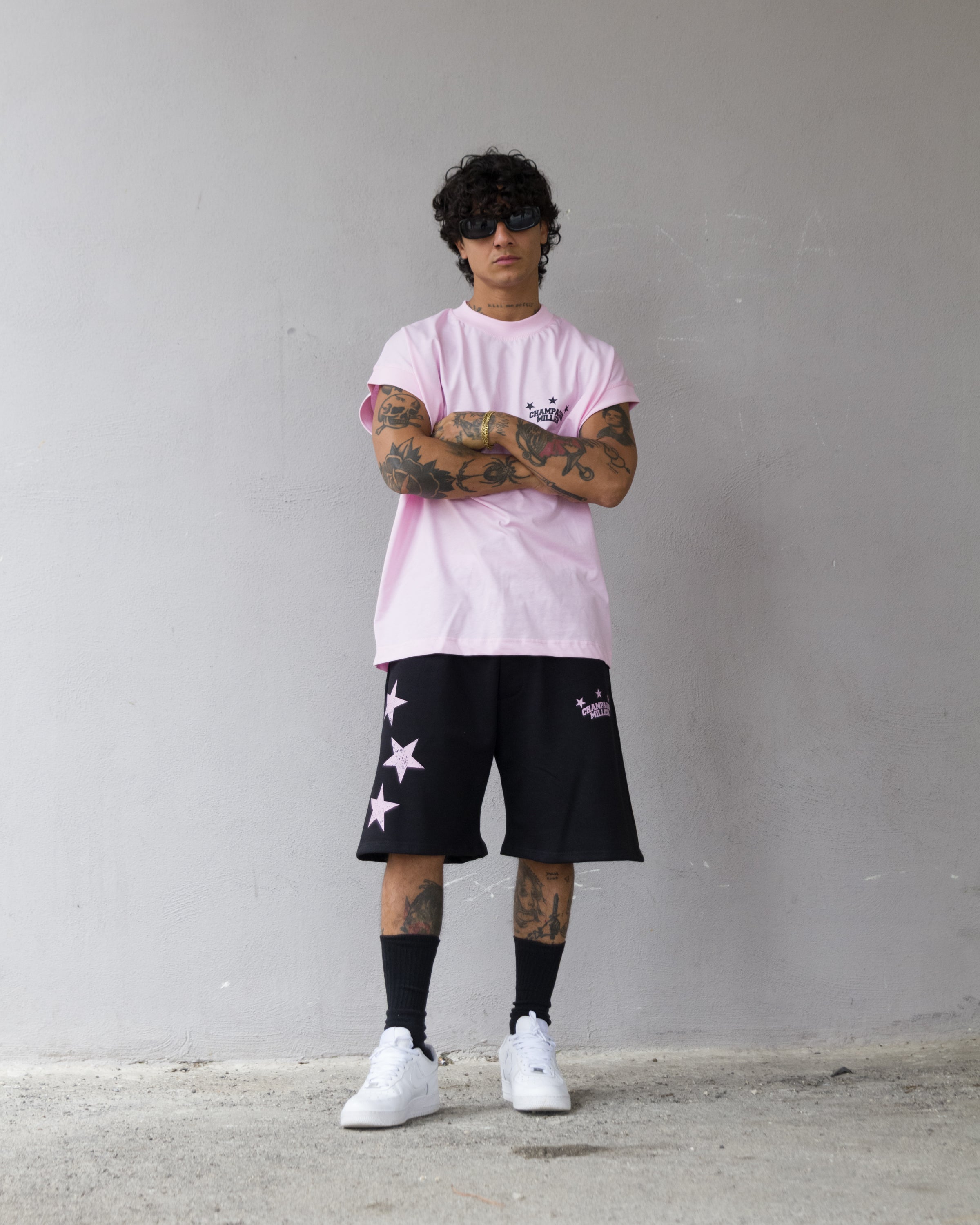 Black Champagne Million Shorts