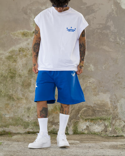 Blue Champagne Million Shorts