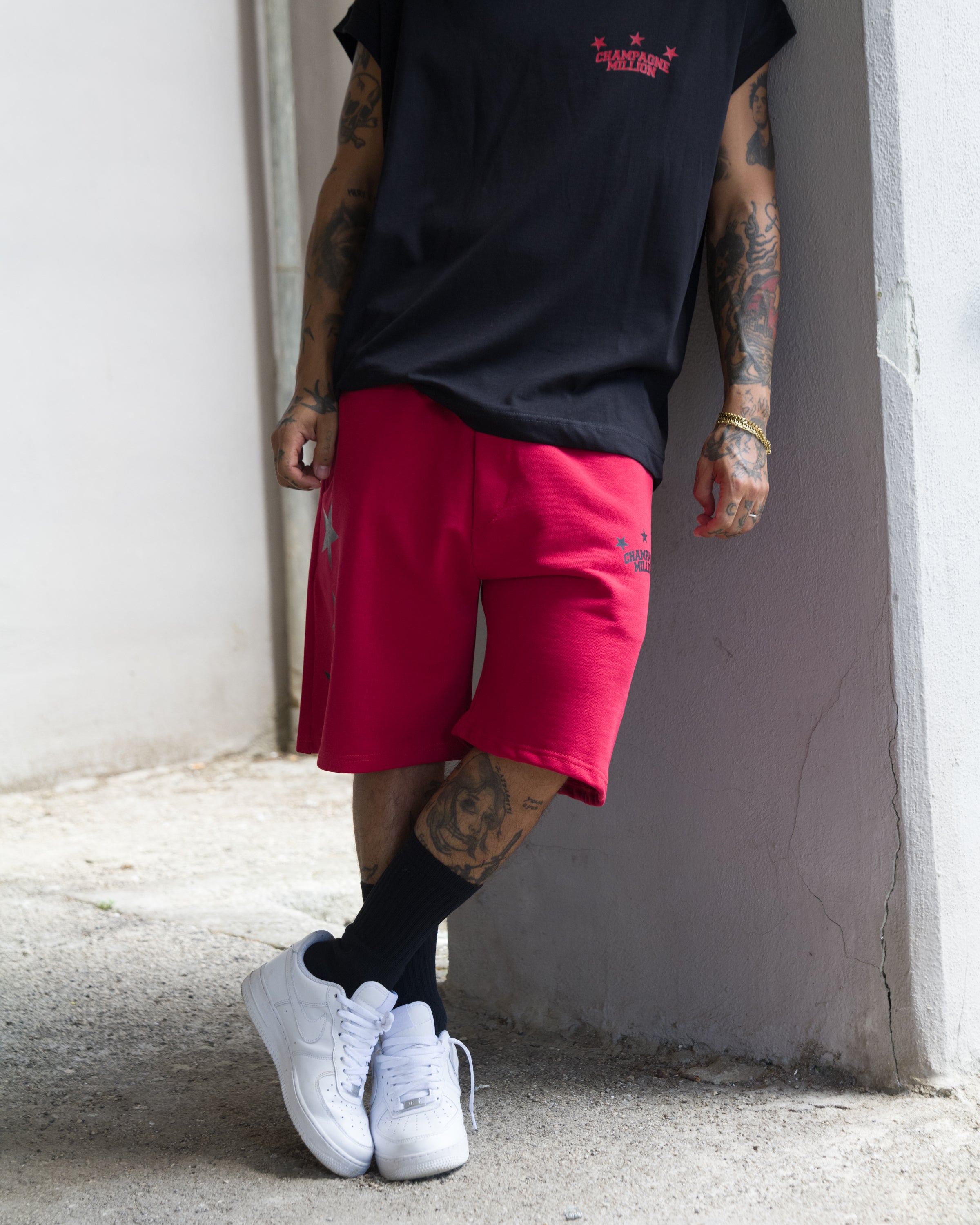 Red Champagne Million Shorts