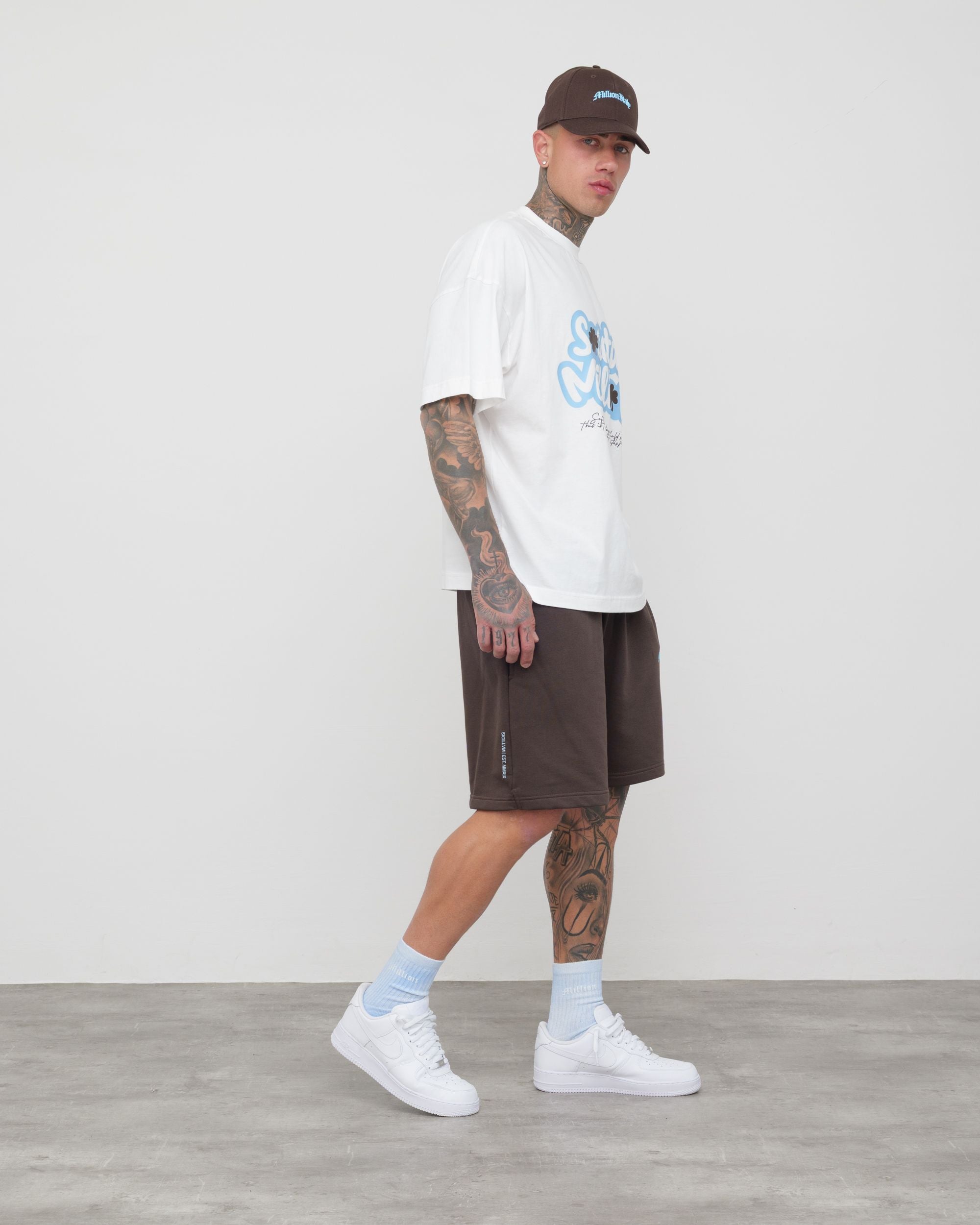 Light Blue Moro SIGILLVM Shorts