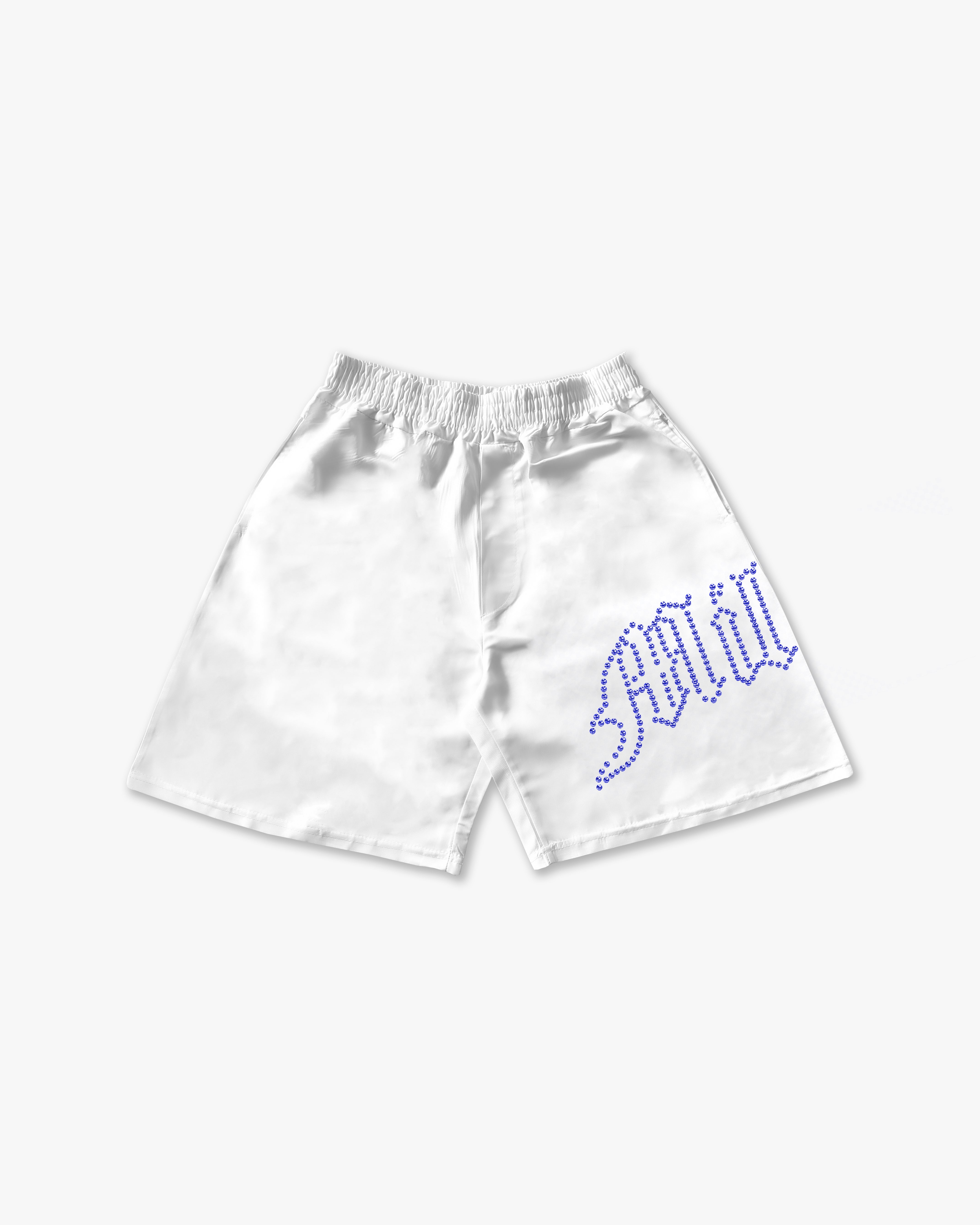 Tech Shorts Black - Blue Diamond