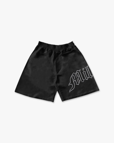 Tech Shorts Black - White Diamond