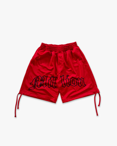 Gothic Shorts Red