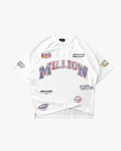 White Racing T-Shirt