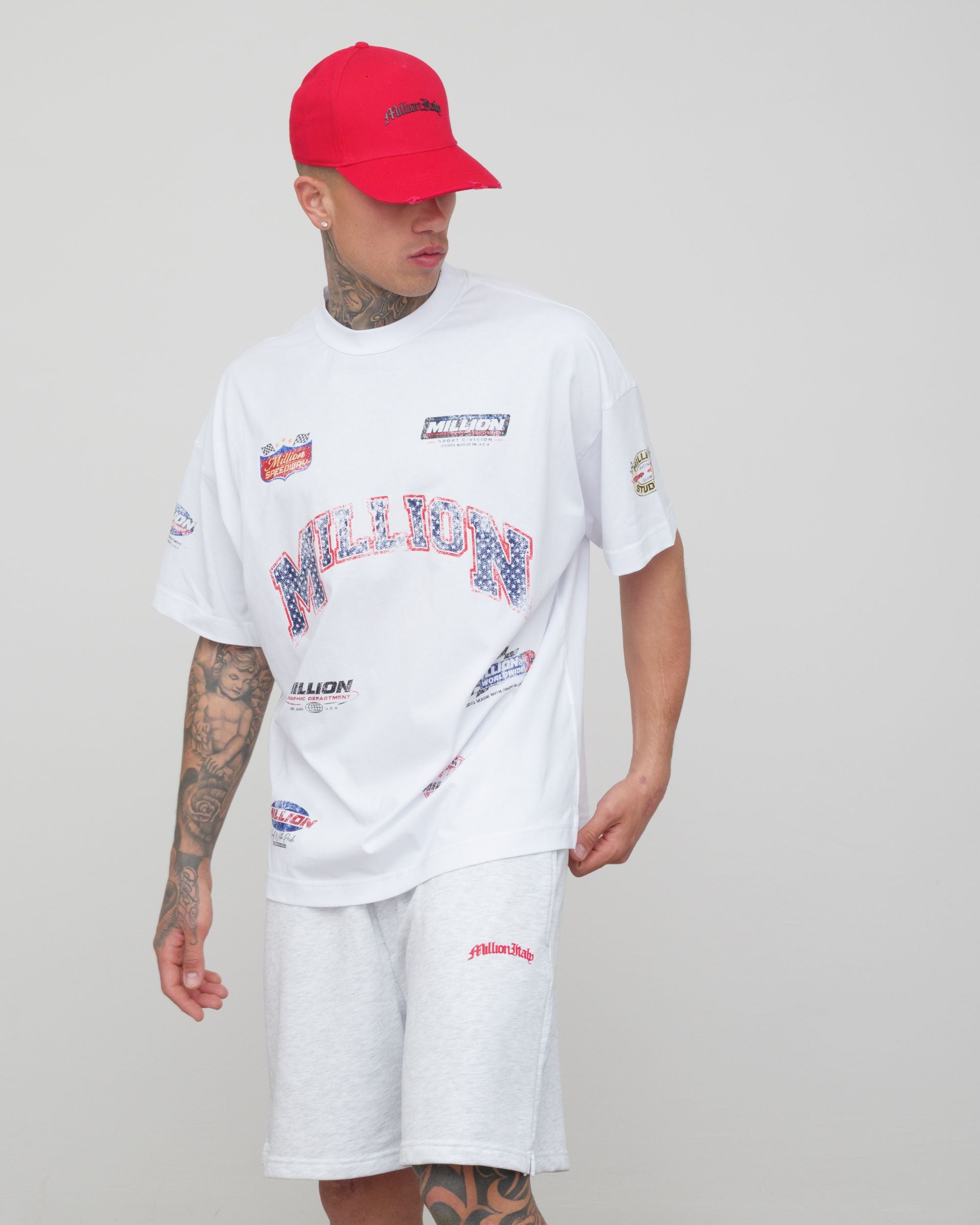 White Racing T-Shirt