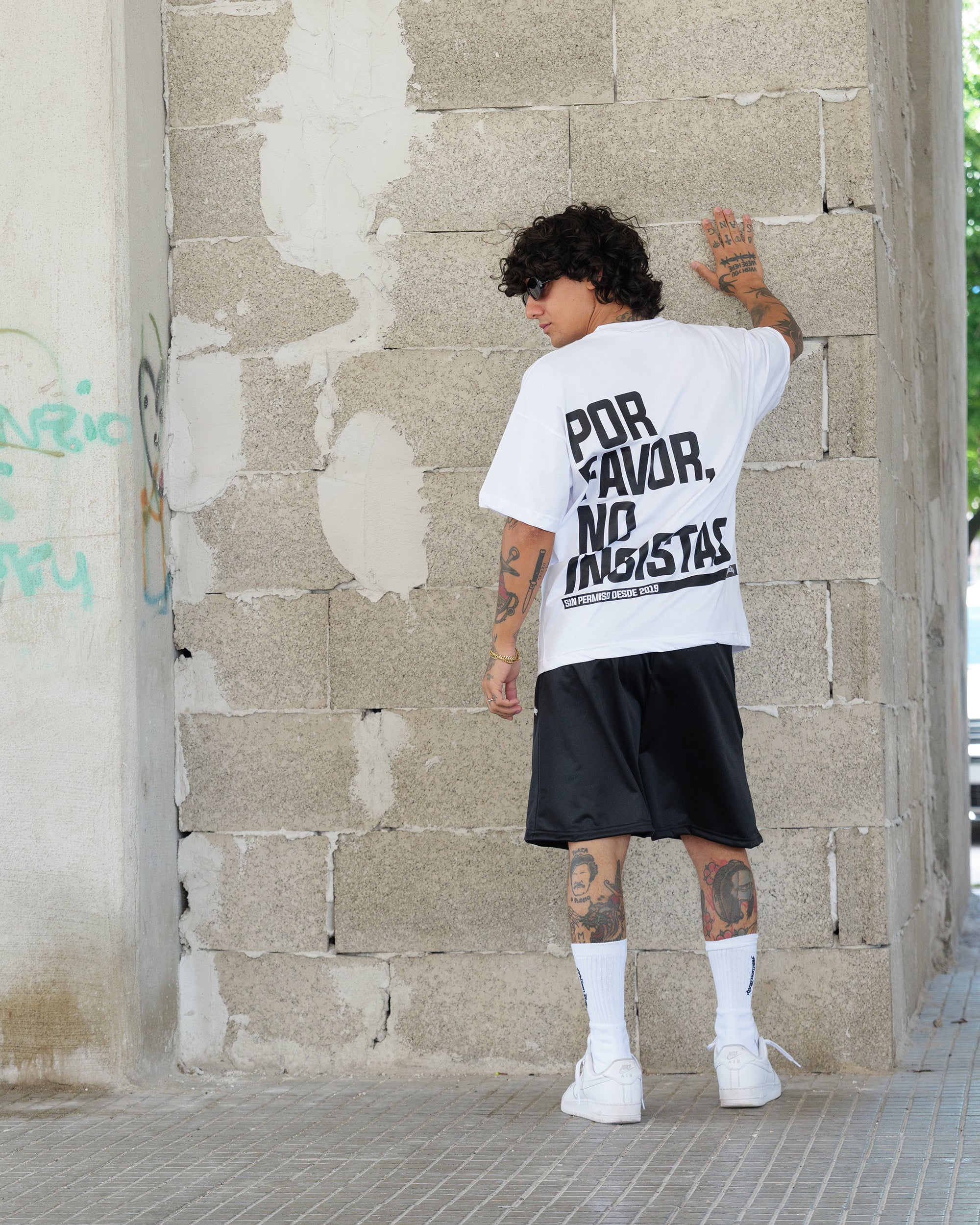 White No Insistas T-Shirt